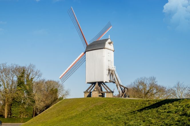 Los molinos de Kruisvest de Brujas - @msubirats